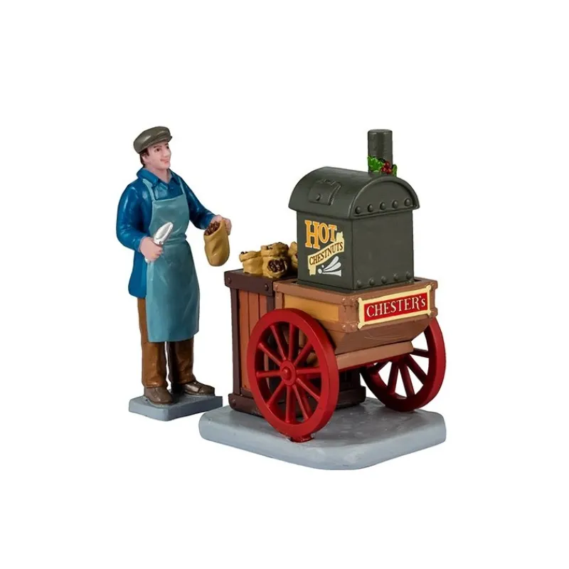 Lemax Personaggi*Chester'S Hot Chestnuts Set Of 2 Cod. 42328