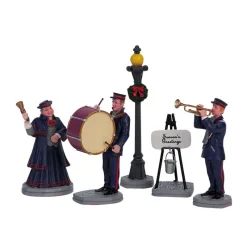 Lemax Personaggi*Christmas Band Set of 5 Cod. 62323