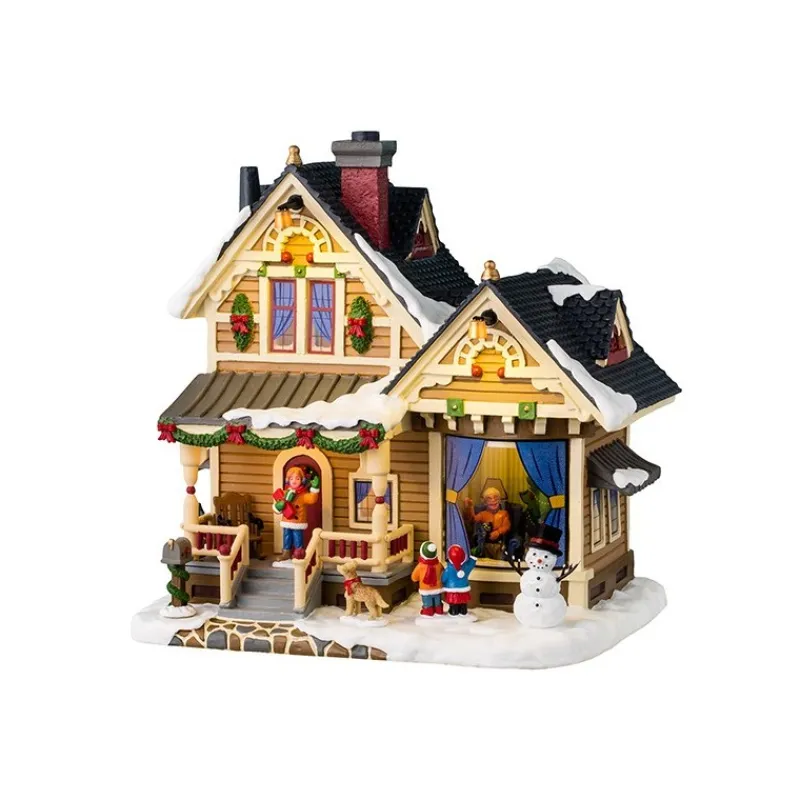 Lemax Edifici Illuminati*Christmas Eve At Grandma's B/O 4.5V Cod. 45221