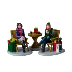 Lemax Personaggi*Christmas Shopping Break Set Of 3 Cod. 42350