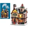 Lemax Edifici Illuminati|Lemax Best Buy*Christmas Supply Loft Effetto Fumo con Alimentatore 4.5V Cod. 15741