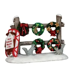 Lemax Accessori*Christmas Wreaths 4 Sale Cod. 54942