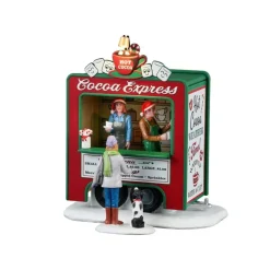 Lemax Scene Natalizie*Cocoa Express Set of 2 B/O 4.5V Cod. 34149