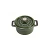 Staub Cocotte Tonde*Cocotte 10 cm Verde Basilico in Ghisa