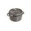 Staub Cocotte Tonde*Cocotte con Cestello 26 cm Grigia Graphite in Ghisa