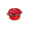 Staub Cocotte Tonde*Cocotte con Cestello 26 cm Rossa in Ghisa