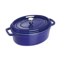 Staub Cocotte Ovali*Cocotte Ovale 33 cm Blu in Ghisa