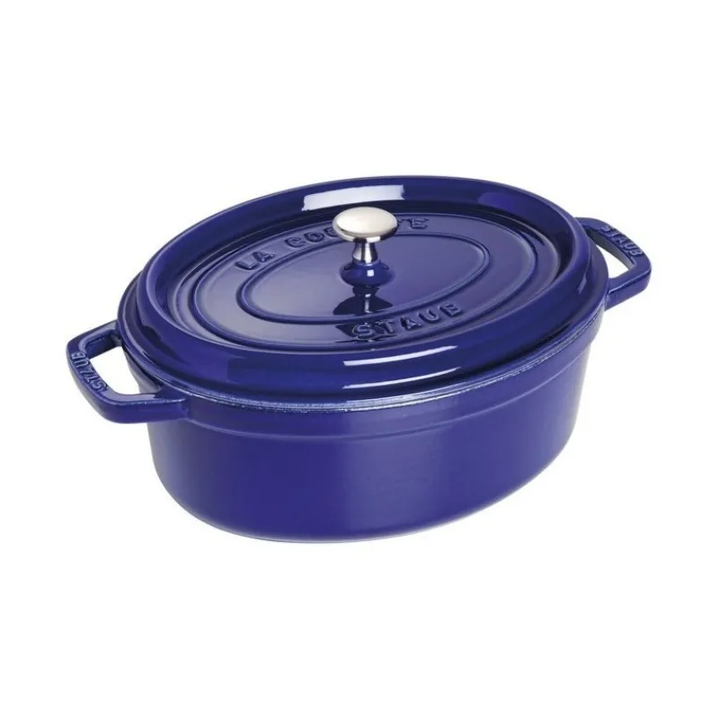 Staub Cocotte Ovali*Cocotte Ovale 29 cm Blu in Ghisa