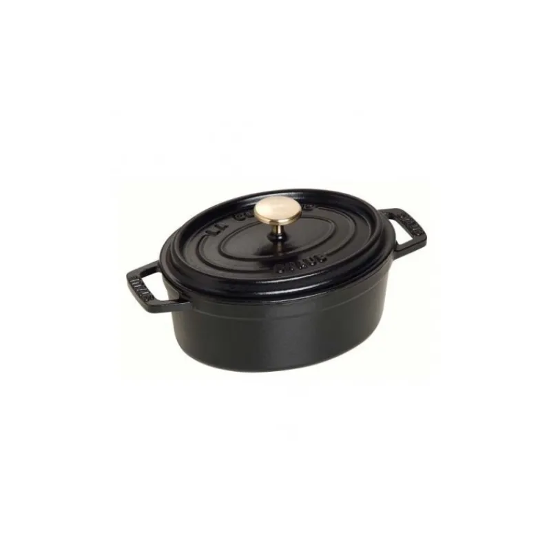 Staub Cocotte Ovali*Cocotte Ovale 37 cm Nera in Ghisa