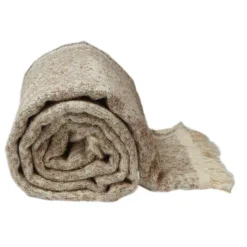 Unique Living Plaid Unique Living|Cuscini E Plaid*Coperta Joren 140 x 152 cm Sandstone