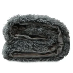 Unique Living Plaid Unique Living|Cuscini E Plaid*Coperta Olaf 150 x 200 cm Dark Grey