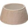 Koopman Addobbi Per Albero Di Natale*Copribase Albero di Natale Velluto Beige 55 Cm