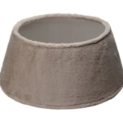Koopman Addobbi Per Albero Di Natale*Copribase Albero di Natale Velluto Taupe 55 Cm
