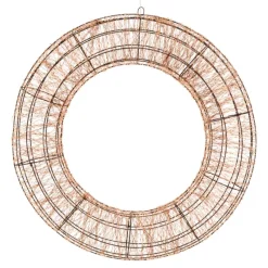 Lotti Luci Di Natale|Luci Di Natale*Corona 3D Marrone Ø 75cm HDM 6000 MicroLED RGB