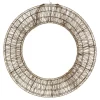 Lotti Luci Di Natale|Luci Di Natale*Corona 3D Marrone Ø 110cm HDM 15000 MicroLED BIANCO CALDO e BIANCO FREDDO