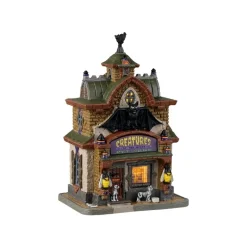 Lemax Edifici Illuminati|Edifici Illuminati*Creatures Of The Night Pet Shop con Alimentatore Cod. 35013