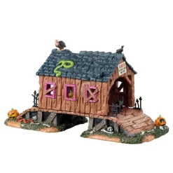 Lemax Scene Halloween|Scene Natalizie*Creepy Covered Bridge Cod. 33631