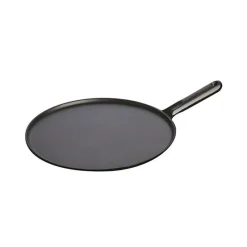 Staub Set Fonduta E Crepiere*Crepiere 30 cm Nera in Ghisa