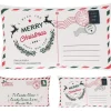 Koopman Cuscini E Plaid*Cuscino Decorativo Cartoline Natale 50x30 Cm. Pezzo Singolo