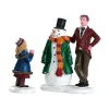 Lemax Personaggi*Dad's Snowman Set of 2 Cod. 82585