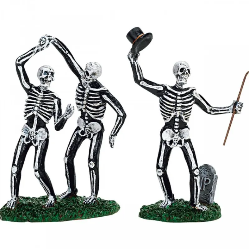 Lemax Personaggi|Personaggi*Dancing Skeletons Set Of 2 Cod. 72377