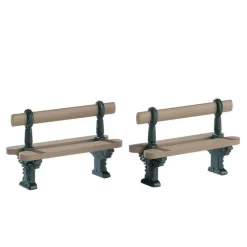 Lemax Personaggi|Accessori*Double Seated Bench Set of 2 Cod. 74235