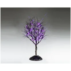 Lemax Alberi|Novità Lemax Spooky Town 2025*Dry Tree Purple Light B/O 4.5V Cod. 54519