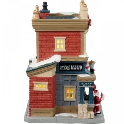 Lemax Edifici Illuminati*East Village Barber Shop con Alimentatore Cod. 15771