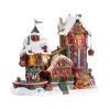 Lemax Edifici E Giostre In Movimento|Lemax Best Buy*Elf Made Toy Factory con Alimentatore 4.5V Cod. 75190