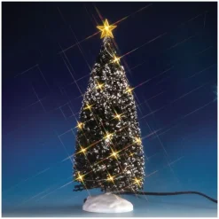 Lemax Luci E Alimentatori|Accessori*Evergreen Tree with 24 Clear Light B/O 4.5V Cod. 74264