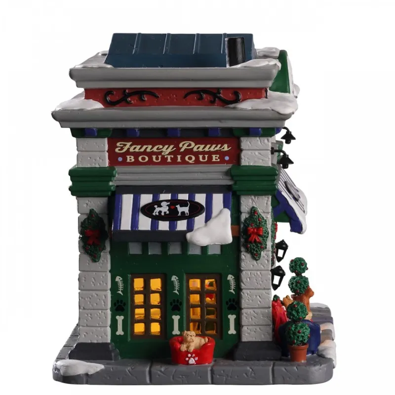 Lemax Prodotti Fuori Catalogo|Edifici Illuminati*Fancy Paws Boutique B/O 4.5V Cod. 05651