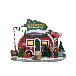 Lemax Edifici Illuminati*Farm Fresh Christmas Trees con Alimentatore Cod. 25928