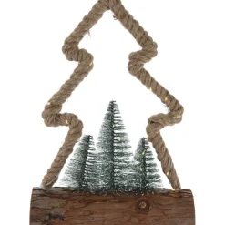 Koopman Luci Di Natale|Complementi D'Arredo*Figura di Natale LED Ricaricabile 30 Cm. Pezzo Singolo