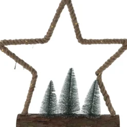 Koopman Luci Di Natale|Complementi D'Arredo*Figura di Natale LED Ricaricabile 30 Cm. Pezzo Singolo