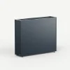 Herstera Fioriere In Metallo Herstera*Fioriera Alta PLANTER DIVIDER 25 in Metallo colore Antracite 100x25x80 cm