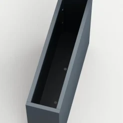 Herstera Fioriere In Metallo Herstera*Fioriera Alta PLANTER DIVIDER 25 in Metallo colore Antracite 100x25x80 cm