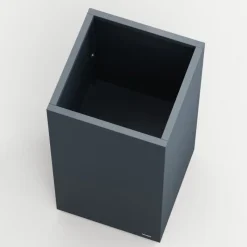 Herstera Fioriere In Metallo Herstera*Fioriera Alta PLANTER COLUMN in Metallo colore Antracite 50x50x100 cm