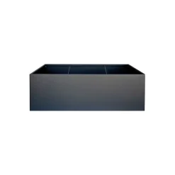 Herstera Fioriere In Metallo Herstera*Fioriera Bassa PLANTER EDGE in Metallo colore Antracite 150x100x50 cm