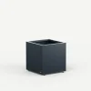 Herstera Fioriere In Metallo Herstera*Fioriera Cubo PLANTER CUBE 50 in Metallo colore Antracite 50x50x50 cm