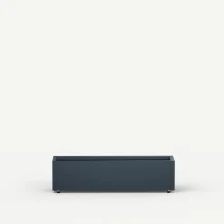 Herstera Fioriere In Metallo Herstera*Fioriera PLANTER BALCONY in Metallo colore Antracite 100x25x25 cm