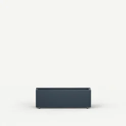 Herstera Fioriere In Metallo Herstera*Fioriera PLANTER BALCONY in Metallo colore Antracite 80x25x25 cm