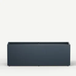 Herstera Fioriere In Metallo Herstera*Fioriera PLANTER 50 in Metallo colore Antracite 150x50x50cm