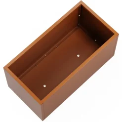 Herstera Fioriere In Metallo Herstera*Fioriera PLANTER 50 in Metallo colore Corten 100x50x50cm