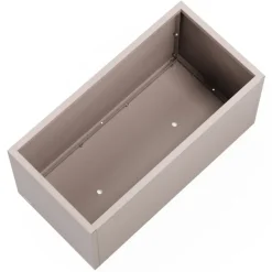 Herstera Fioriere In Metallo Herstera*Fioriera PLANTER 50 in Metallo colore Grigio Scuro 100x50x50cm