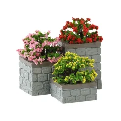 Lemax Accessori*Flower Bed Boxes, Set Of 3 Cod. 84380