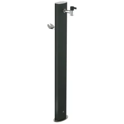 Acquapoint Fontane Per Posa In Superficie*Fontana da Giardino Aquapoint Triangle Ground Nero Metal