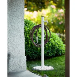 Acquapoint Fontane Da Interrare*Fontana da Giardino Aquapoint Loop da Interrare Bianco