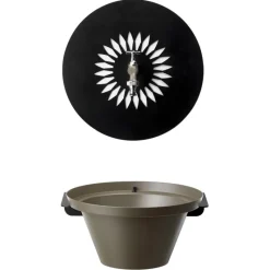 Acquapoint Fontane A Parete*Fontana da Giardino Aquapoint a Parete Wall Fountain Daisy Grigio Tortora