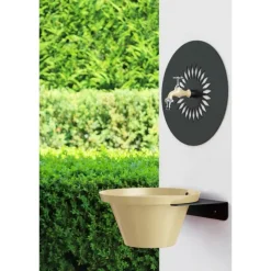 Acquapoint Fontane A Parete*Fontana da Giardino Aquapoint a Parete Wall Fountain Daisy Grigio Tortora