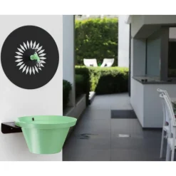 Acquapoint Fontane A Parete*Fontana da Giardino Aquapoint a Parete Wall Fountain Daisy Verde Salvia